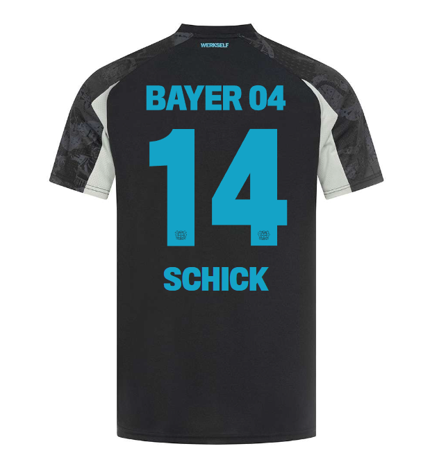Bayer 04 Alternate Jersey Castore Adults – 14 Patrik Schick Collection | Premium Fan Gear