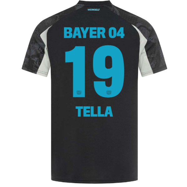 Bayer 04 Alternate Jersey Castore Adults – 19 Nathan Tella Collection | Premium Fan Gear