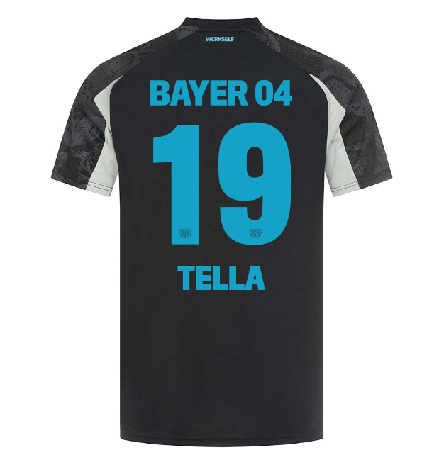 Bayer 04 Alternate Jersey Castore Adults – 19 Nathan Tella Collection | Premium Fan Gear