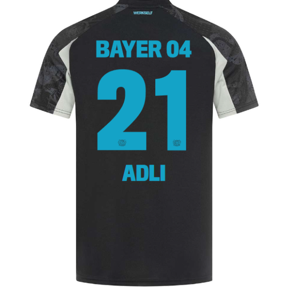 Bayer 04 Alternate Jersey Castore Adults – 21 Amine Adli Collection | Premium Fan Gear