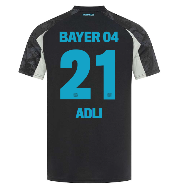 Bayer 04 Alternate Jersey Castore Adults – 21 Amine Adli Collection | Premium Fan Gear