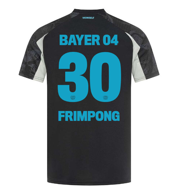 Bayer 04 Alternate Jersey Castore Adults – 30 Jeremie Frimpong Collection | Premium Fan Gear