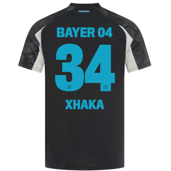 Bayer 04 Alternate Jersey Castore Adults – 34 Granit Xhaka Collection | Premium Fan Gear