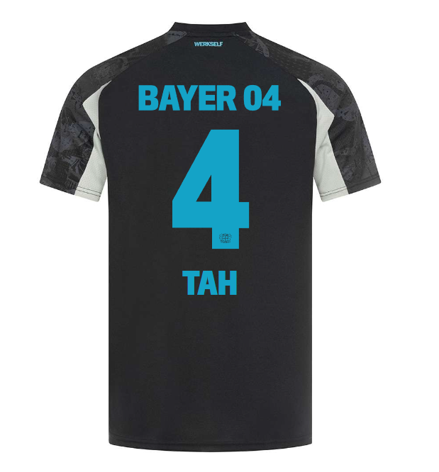 Bayer 04 Alternate Jersey Castore Adults – 4 Jonathan Tah Collection | Premium Fan Gear