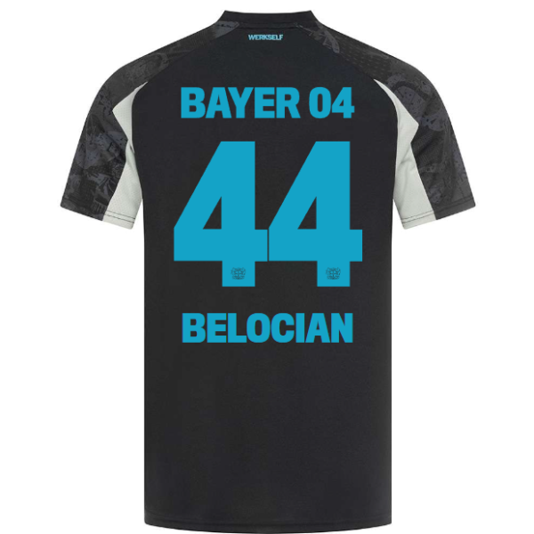 Bayer 04 Alternate Jersey Castore Adults – 44 Jeanuël Belocian Collection | Premium Fan Gear