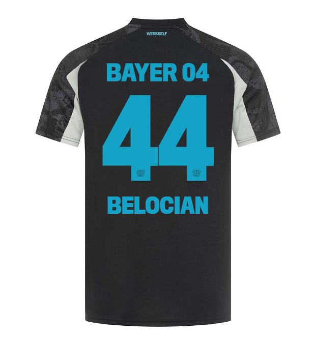 Bayer 04 Alternate Jersey Castore Adults – 44 Jeanuël Belocian Collection | Premium Fan Gear