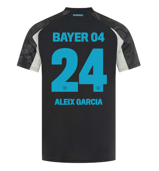 Bayer 04 Alternate Jersey Castore Kids – 24 Aleix Garcia Collection | Premium Fan Gear