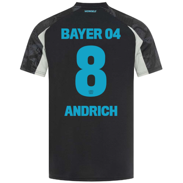 Bayer 04 Alternate Jersey Castore Kids – 8 Robert Andrich Collection | Premium Fan Gear