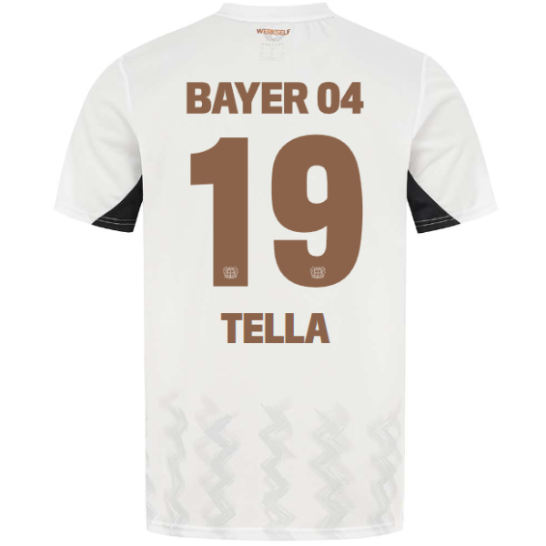 Bayer 04 Away Jersey Castore Adults – 19 Nathan Tella Collection | Premium Fan Gear