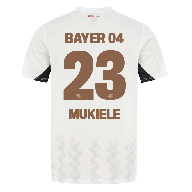Bayer 04 Away Jersey Castore Adults – 23 Nordi Mukiele Collection | Premium Fan Gear