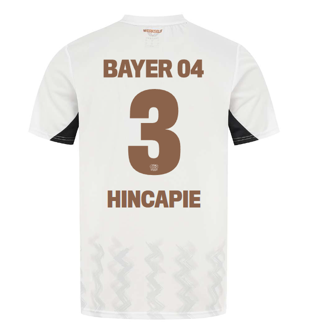 Bayer 04 Away Jersey Castore Adults – 3 Piero Hincapie Collection | Premium Fan Gear