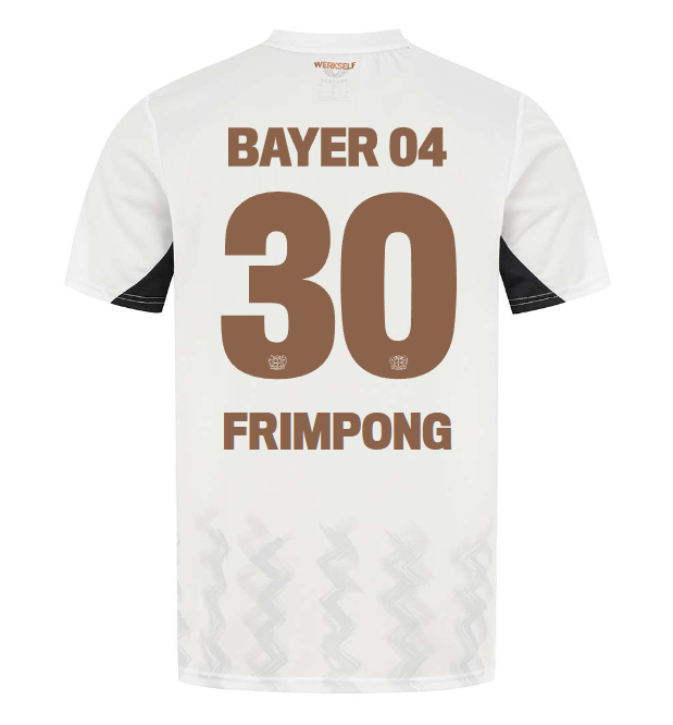 Bayer 04 Away Jersey Castore Adults – 30 Jeremie Frimpong Collection | Premium Fan Gear