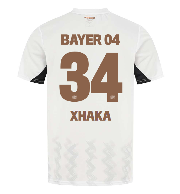 Bayer 04 Away Jersey Castore Adults – 34 Granit Xhaka Collection | Premium Fan Gear