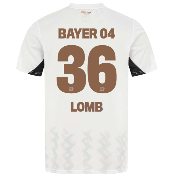 Bayer 04 Away Jersey Castore Adults – 36 Niklas Lomb Collection | Premium Fan Gear
