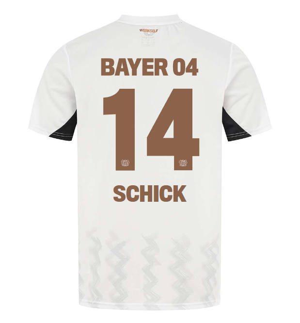 Bayer 04 Away Jersey Castore Kids – 14 Patrik Schick Collection | Premium Fan Gear