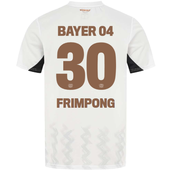 Bayer 04 Away Jersey Castore Kids – 30 Jeremie Frimpong Collection | Premium Fan Gear