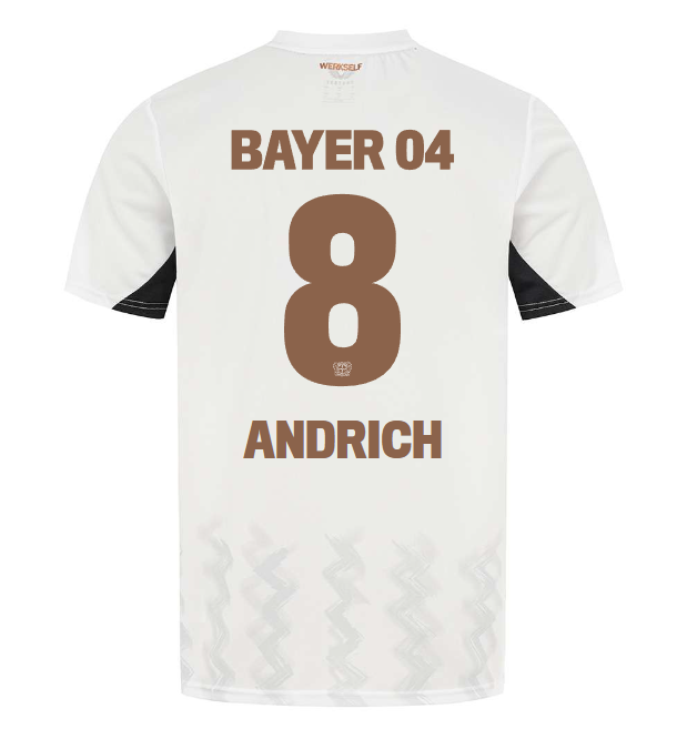 Bayer 04 Away Jersey Castore Kids – 8 Robert Andrich Collection | Premium Fan Gear