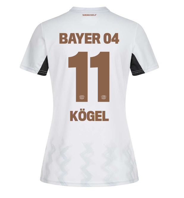 Bayer 04 Away Jersey Castore Women – 11 Kristin Kögel Collection | Premium Fan Gear