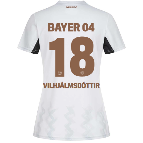Bayer 04 Away Jersey Castore Women – 18 Karólína Lea Vilhjálmsdóttir Collection | Premium Fan Gear