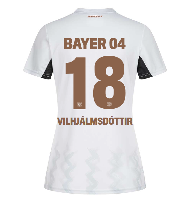 Bayer 04 Away Jersey Castore Women – 18 Karólína Lea Vilhjálmsdóttir Collection | Premium Fan Gear