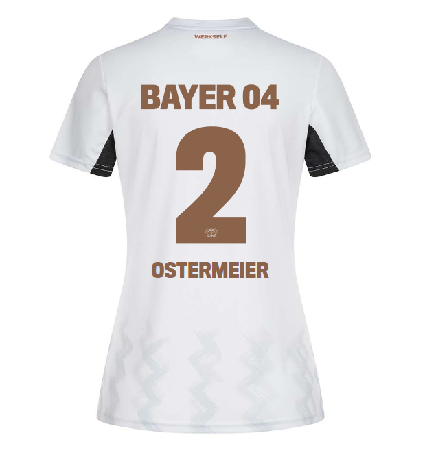 Bayer 04 Away Jersey Castore Women – 2 Selina Ostermeier Collection | Premium Fan Gear