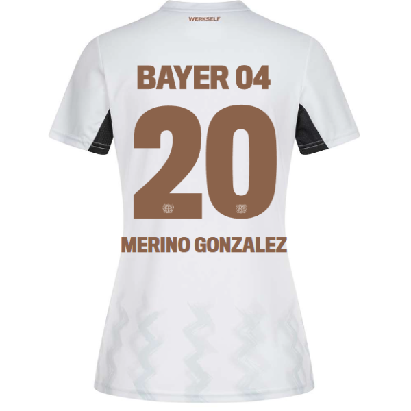 Bayer 04 Away Jersey Castore Women – 20 Estrella Merino Gonzalez Collection | Premium Fan Gear