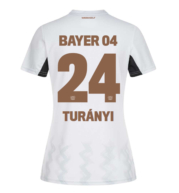 Bayer 04 Away Jersey Castore Women – 24 Lilla Turányi Collection | Premium Fan Gear