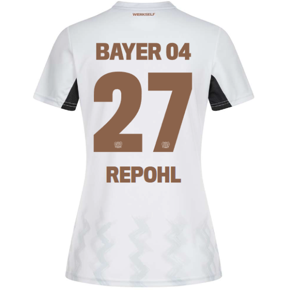 Bayer 04 Away Jersey Castore Women – 27 Friederike Repohl Collection | Premium Fan Gear