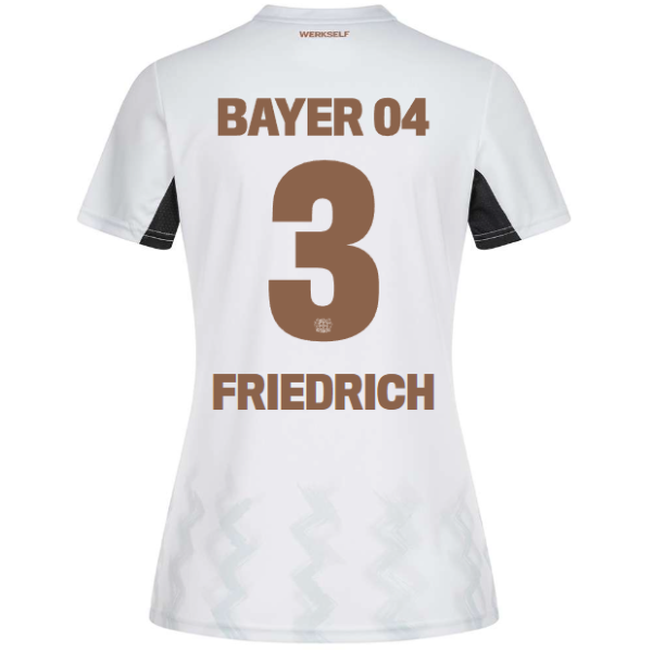 Bayer 04 Away Jersey Castore Women – 3 Melissa Friedrich Collection | Premium Fan Gear