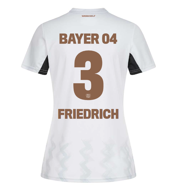 Bayer 04 Away Jersey Castore Women – 3 Melissa Friedrich Collection | Premium Fan Gear