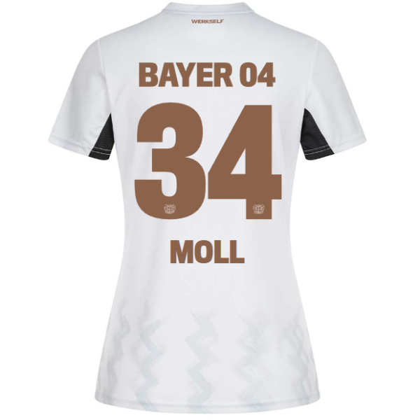 Bayer 04 Away Jersey Castore Women – 34 Anne Moll Collection | Premium Fan Gear