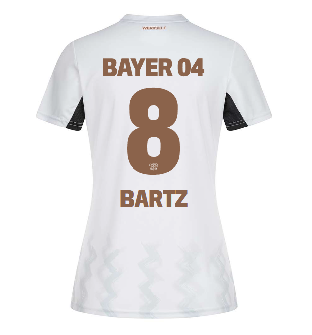 Bayer 04 Away Jersey Castore Women – 8 Paulina Bartz Collection | Premium Fan Gear