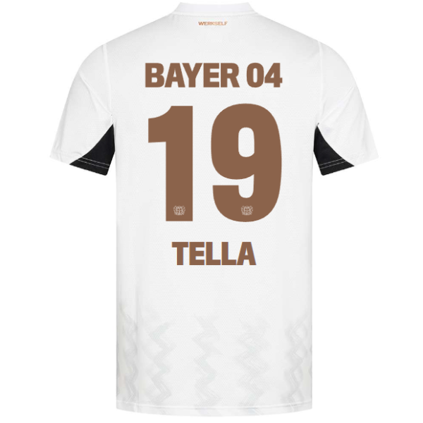 Bayer 04 Away Jersey Pro Castore – 19 Nathan Tella Collection | Premium Fan Gear