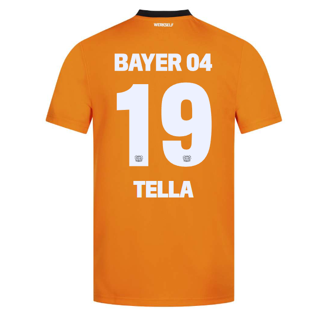 Bayer 04 Goalkeeper Jersey Home Castore Kids – 19 Nathan Tella Collection | Premium Fan Gear