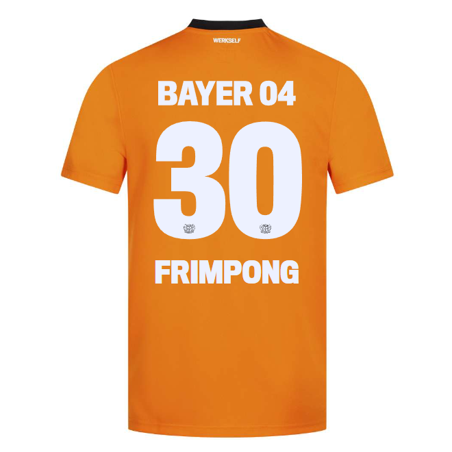 Bayer 04 Goalkeeper Jersey Home Castore Kids – 30 Jeremie Frimpong Collection | Premium Fan Gear