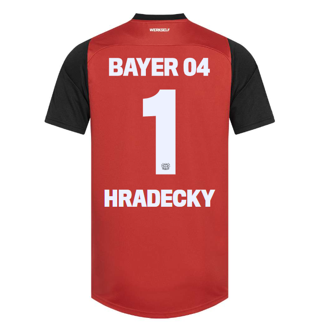 Bayer 04 Home Jersey Castore Adults – 1 Lukas Hradecky Collection | Premium Fan Gear