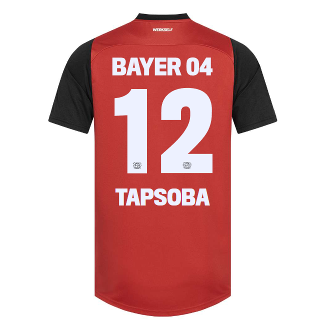 Bayer 04 Home Jersey Castore Adults – 12 Edmond Tapsoba Collection | Premium Fan Gear