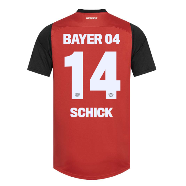 Bayer 04 Home Jersey Castore Adults – 14 Patrik Schick Collection | Premium Fan Gear