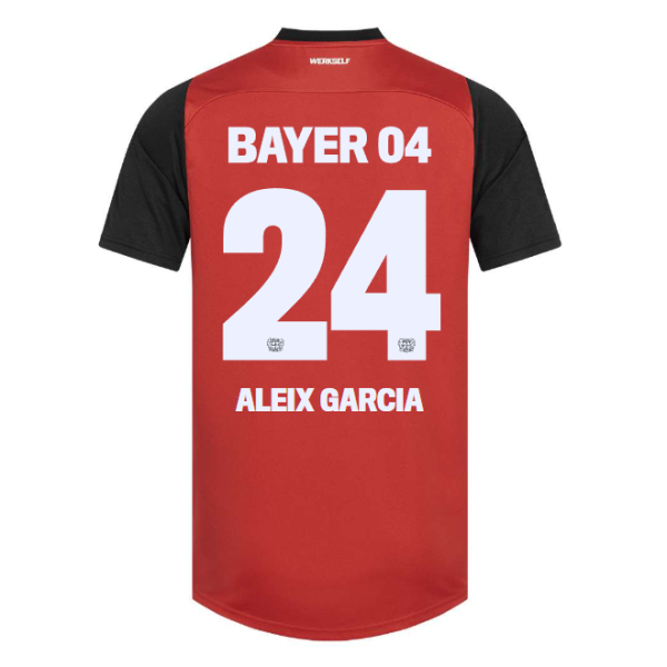 Bayer 04 Home Jersey Castore Adults – 24 Aleix Garcia Collection | Premium Fan Gear