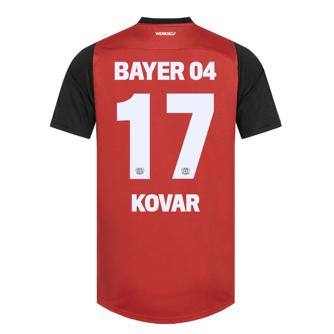 Bayer 04 Home Jersey Castore Kids – 17 Matej Kovar Collection | Premium Fan Gear
