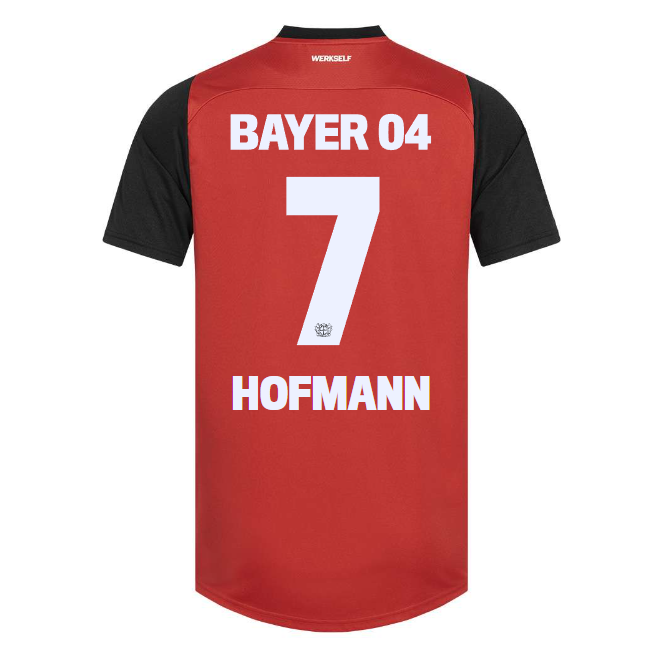 Bayer 04 Home Jersey Castore Kids – 7 Jonas Hofmann Collection | Premium Fan Gear
