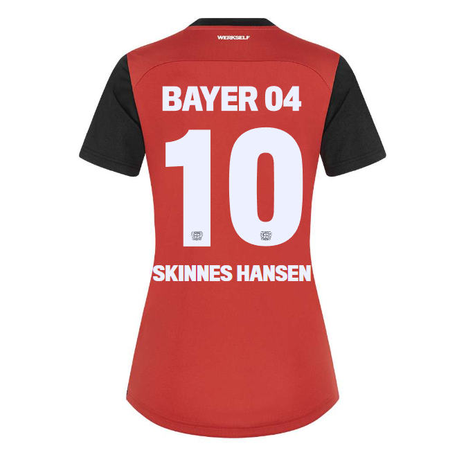 Bayer 04 Home Jersey Castore Women – 10 Synne Skinnes Hansen Collection | Premium Fan Gear