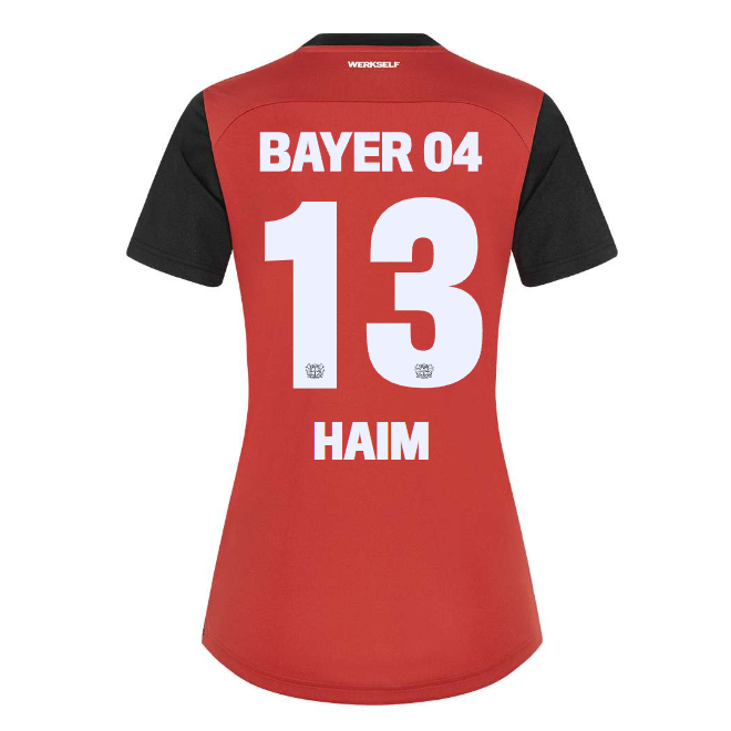 Bayer 04 Home Jersey Castore Women – 13 Vanessa Haim Collection | Premium Fan Gear