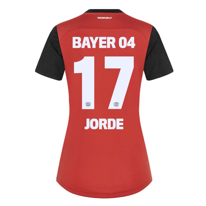 Bayer 04 Home Jersey Castore Women – 17 Julie Jorde Collection | Premium Fan Gear