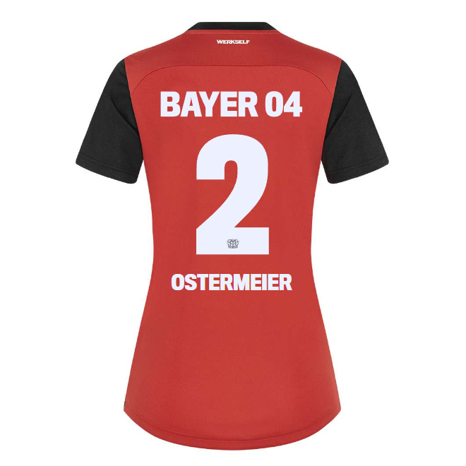 Bayer 04 Home Jersey Castore Women – 2 Selina Ostermeier Collection | Premium Fan Gear