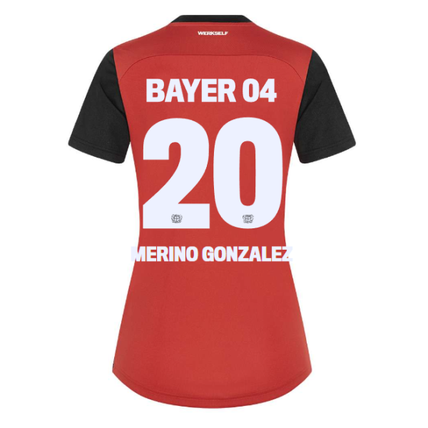 Bayer 04 Home Jersey Castore Women – 20 Estrella Merino Gonzalez Collection | Premium Fan Gear