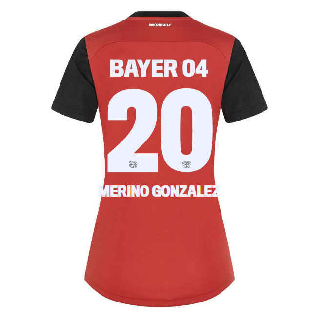 Bayer 04 Home Jersey Castore Women – 20 Estrella Merino Gonzalez Collection | Premium Fan Gear