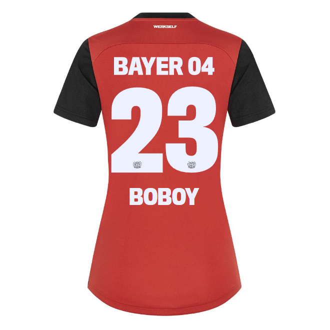 Bayer 04 Home Jersey Castore Women – 23 Delice Boboy Collection | Premium Fan Gear