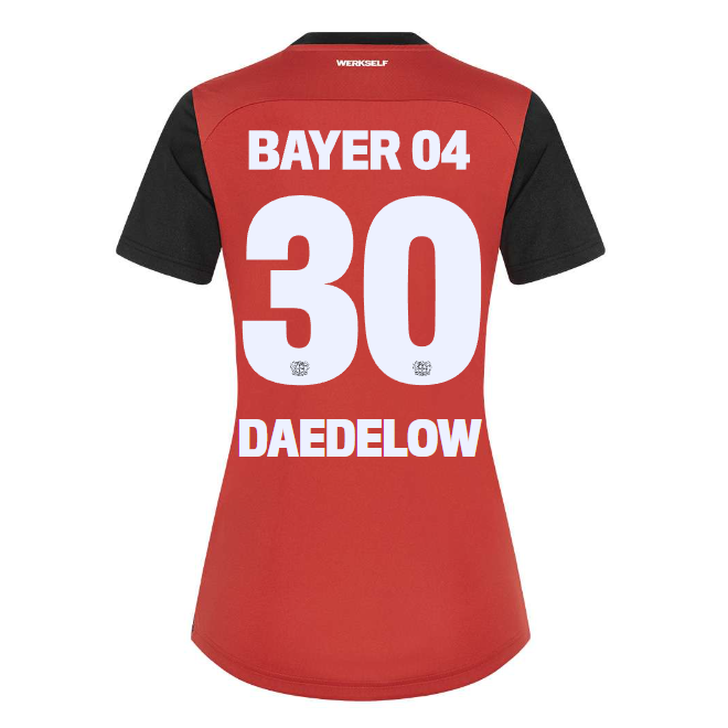 Bayer 04 Home Jersey Castore Women – 30 Ida Daedelow Collection | Premium Fan Gear