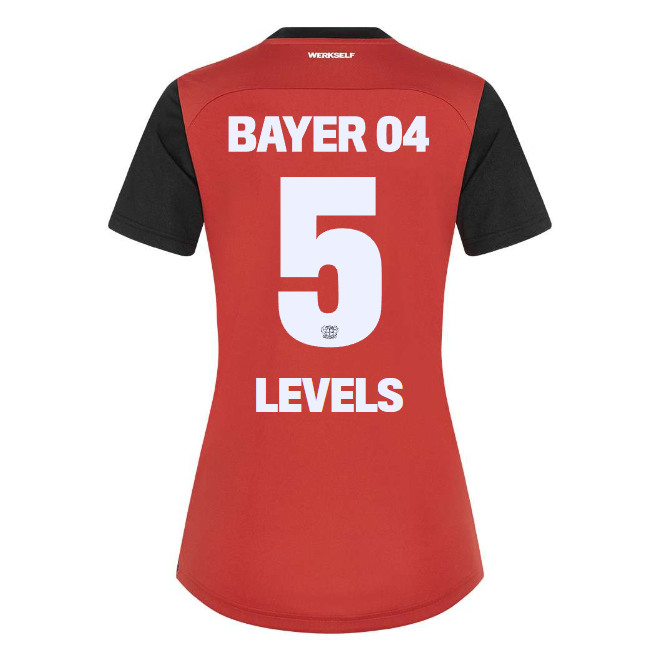 Bayer 04 Home Jersey Castore Women – 5 Janou Levels Collection | Premium Fan Gear